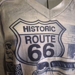 Gray Route 66 Long Sleeve Tee Size XL